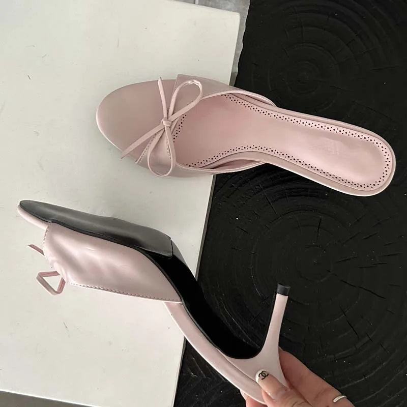 Blush & Bow Mules