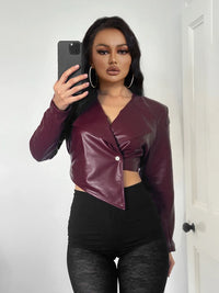 Wine Me Up Cropped Jacket