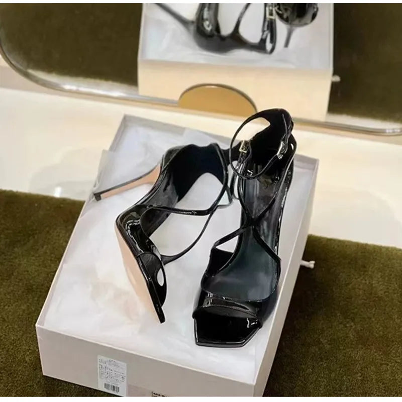 Square Toe Stiletto Heels