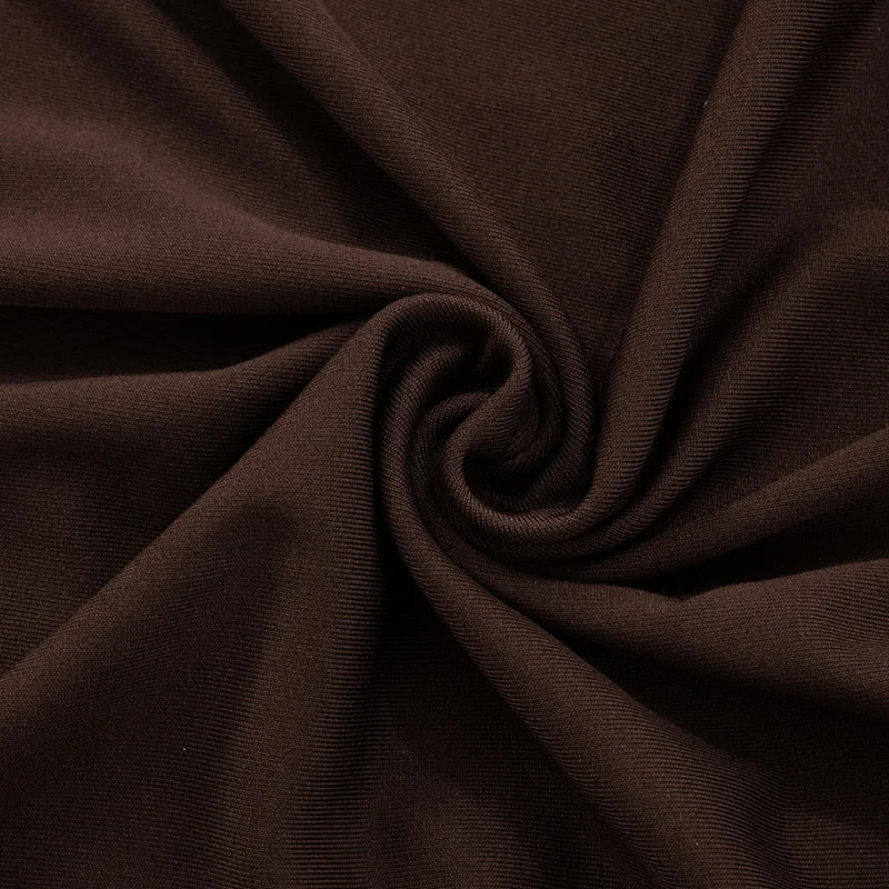 One Shoulder Lace See Through Sexy Maxi Dress