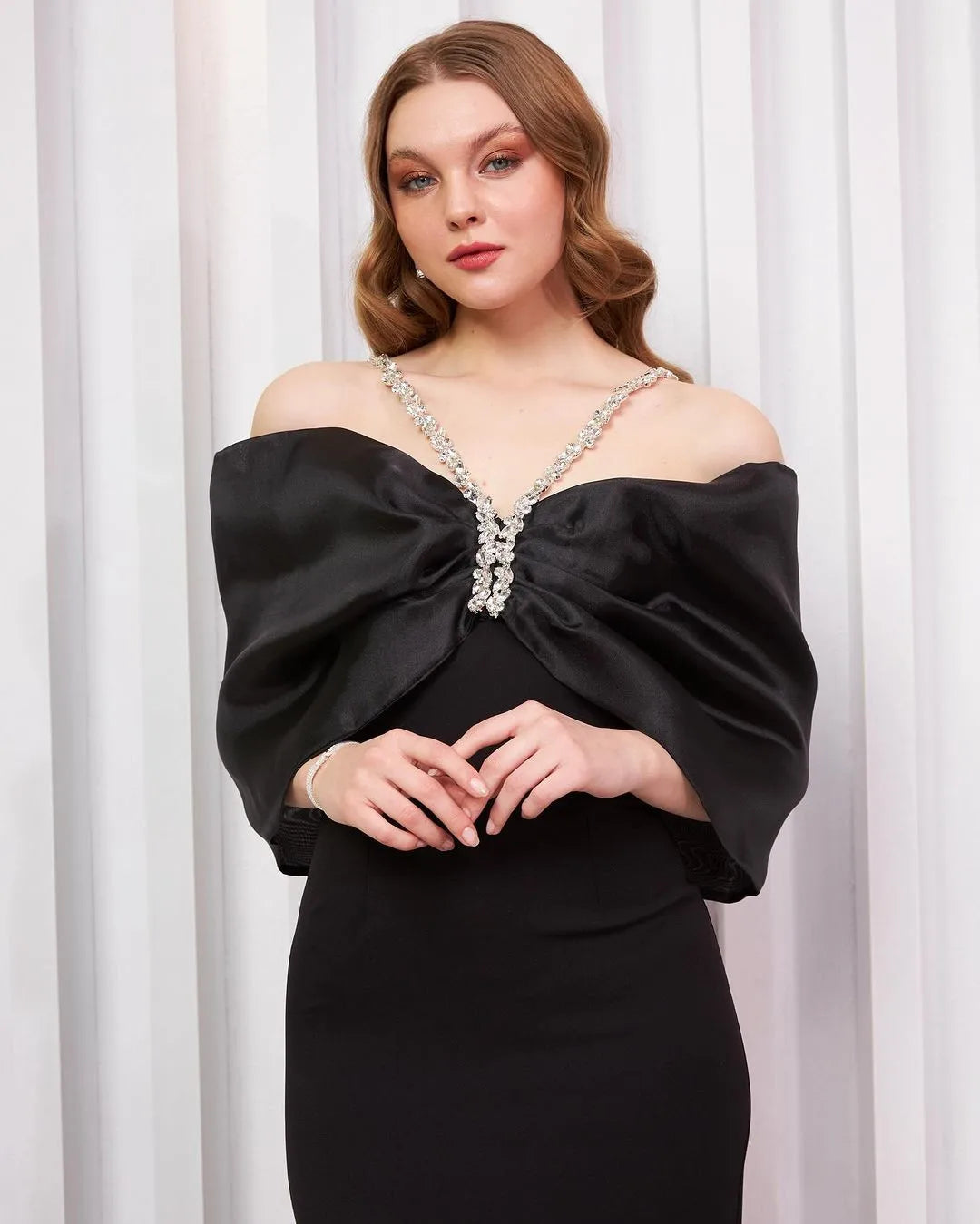 White Élysée Evening Gown