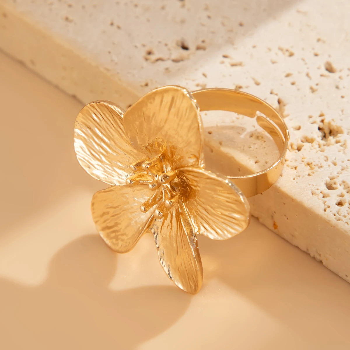 5 Styles Creative Boho Metal Butterfly Flower Ring