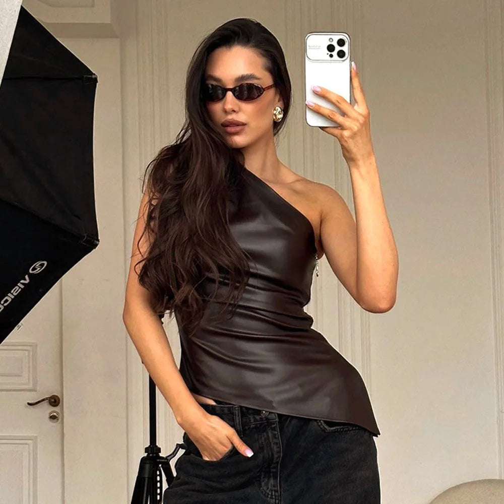 Sweet Heat Asymmetrical Top