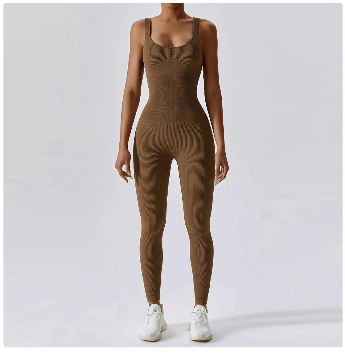 Seamless One-Piece Yoga Jumpsuit