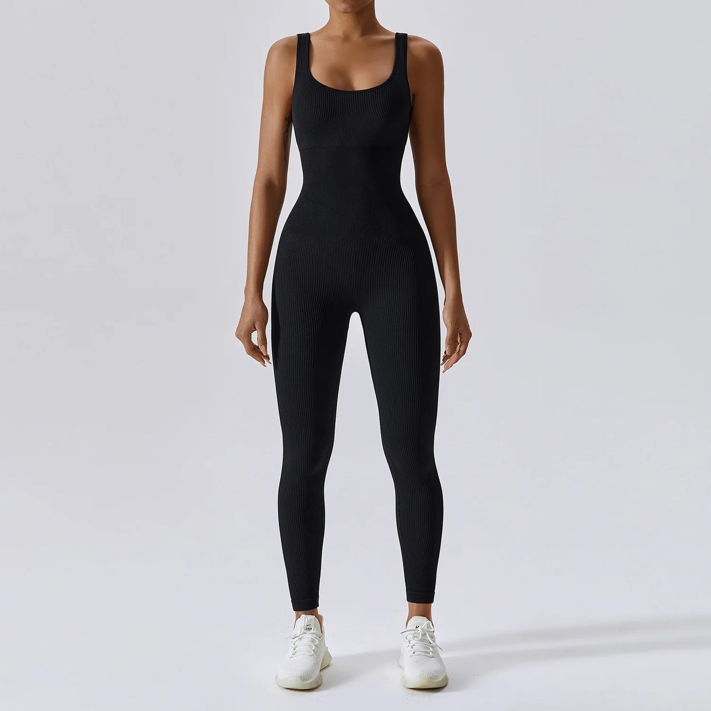 Seamless One-Piece Yoga Jumpsuit