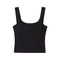 Shoulder Bow Sleeveless Top