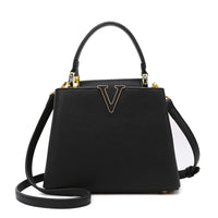 Luxury Leather Crossbody Tote Bag