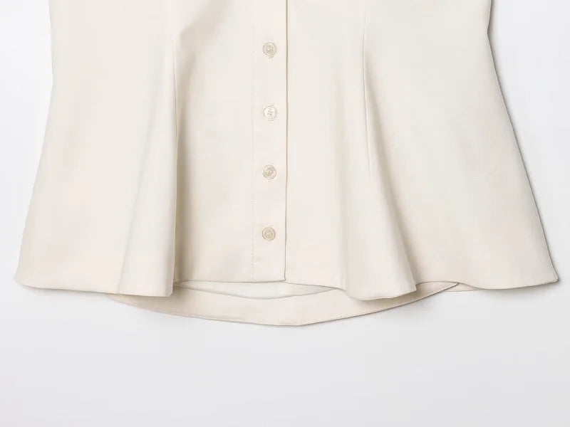 Striped Halter Backless Top Vest