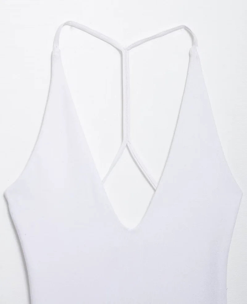 Sexy Backless Sleeveless Bodysuit