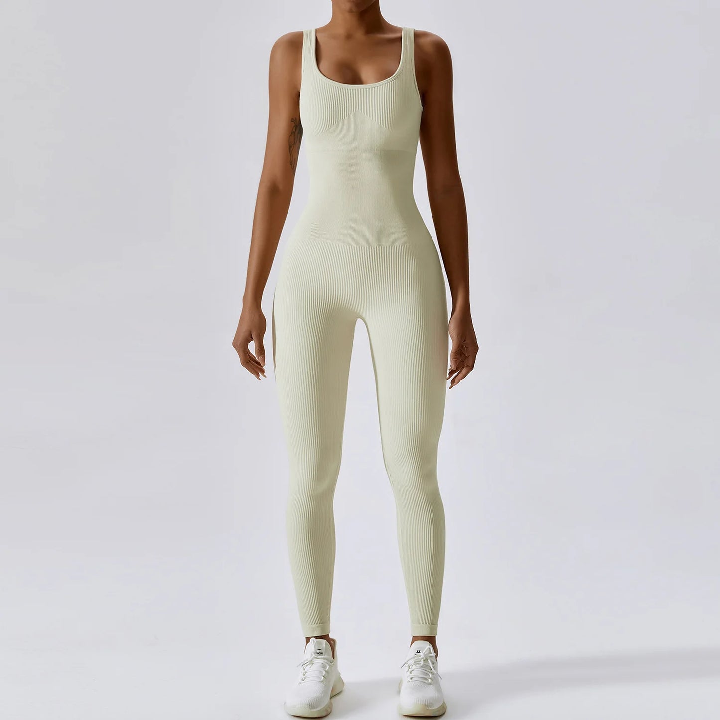 Seamless One-Piece Yoga Jumpsuit