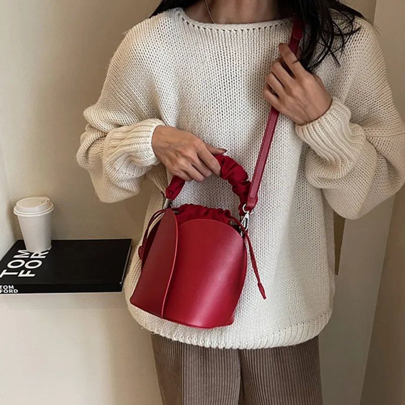 Cherry Bloom Bucket Bag