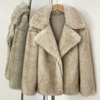 Cashmere Cloud Faux Fur Coat