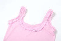 Flowers Hem Mini Dress