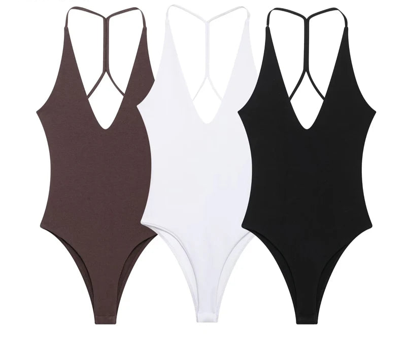 Sexy Backless Sleeveless Bodysuit