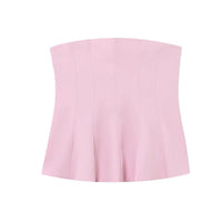 White Pink Bustier Camisole Tube Tops