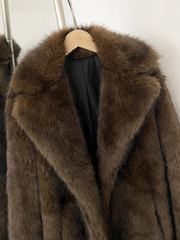 Cashmere Cloud Faux Fur Coat