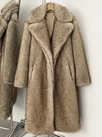 Cashmere Cloud Faux Fur Coat