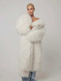 Snowfall Drama Maxi Coat