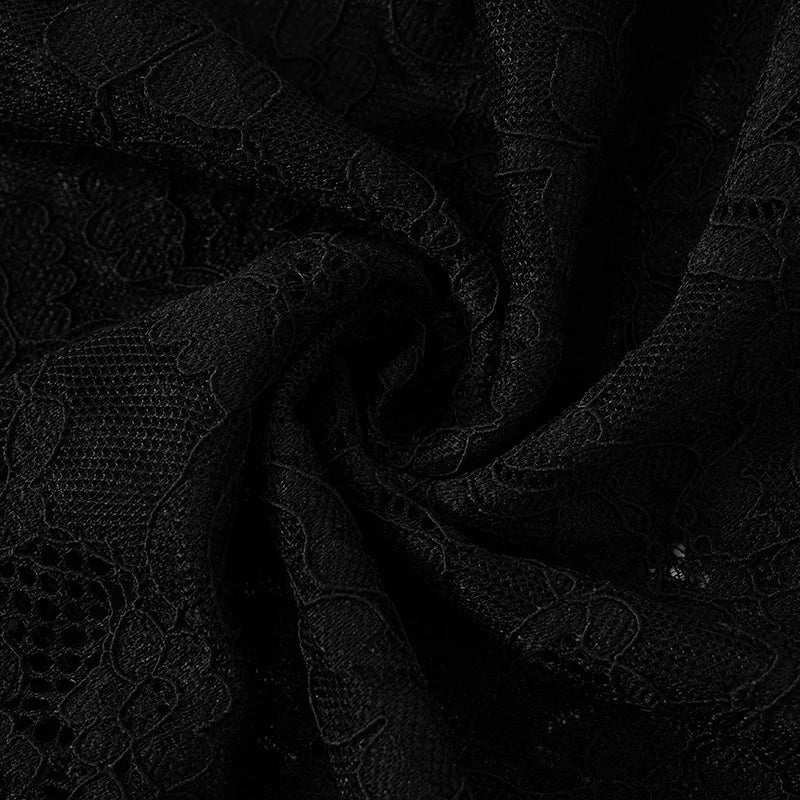 Lace See Through Long Sleeve Sexy Jumpsuit