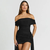 Off-shoulder Strapless Sexy Mini Dress