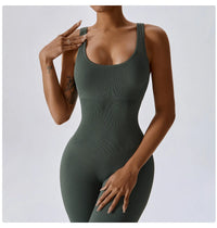 Seamless One-Piece Yoga Jumpsuit