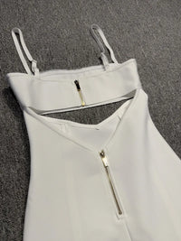 White Lotus Bandage Dress