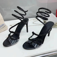 Black Magic Coil Heels