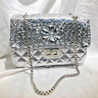 Classic Versatile High-end Diamond Lattice Bag