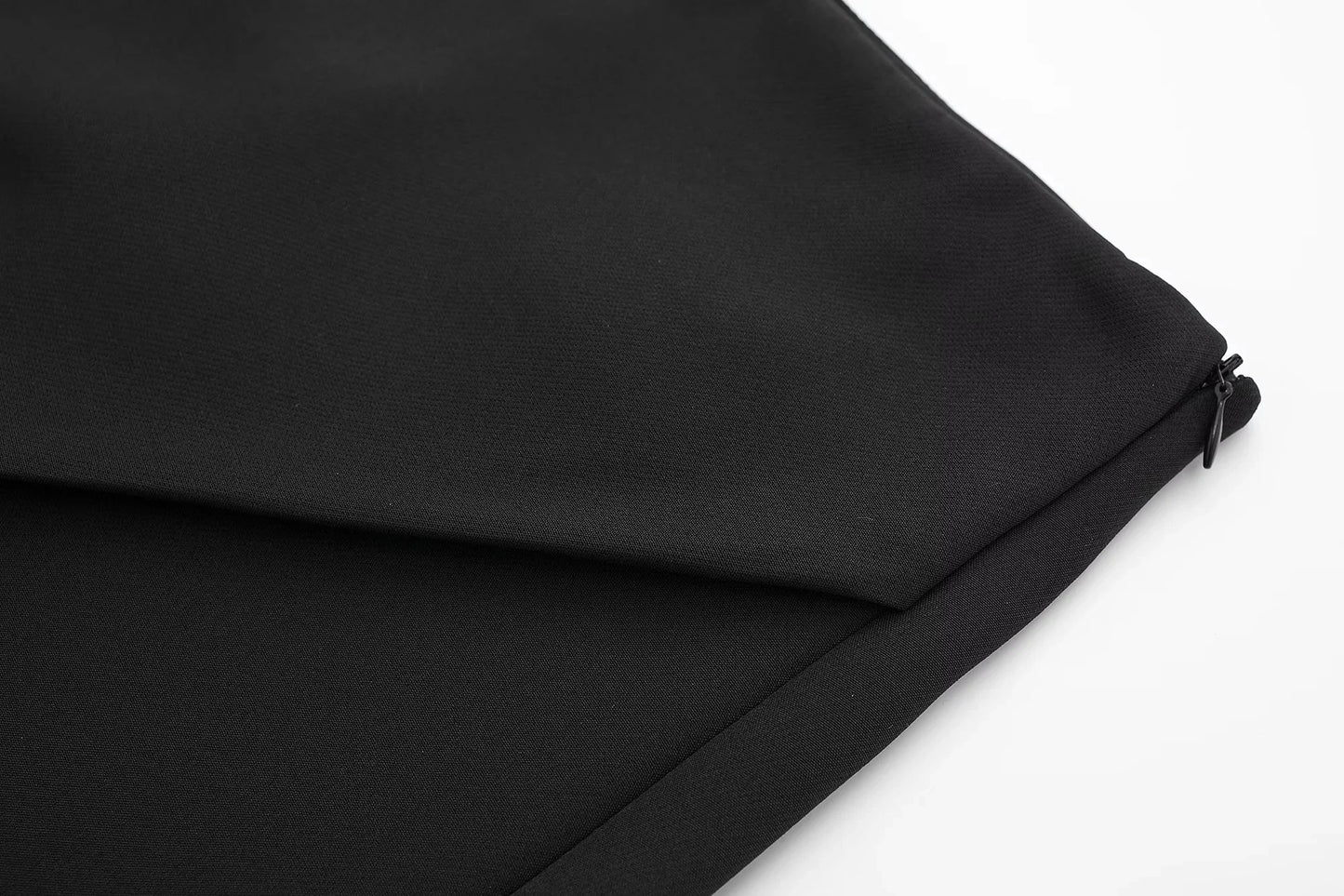 Asymmetric High Waist Mini Skort