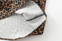 Leopard Print Long Skirt