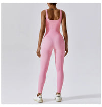 Seamless One-Piece Yoga Jumpsuit