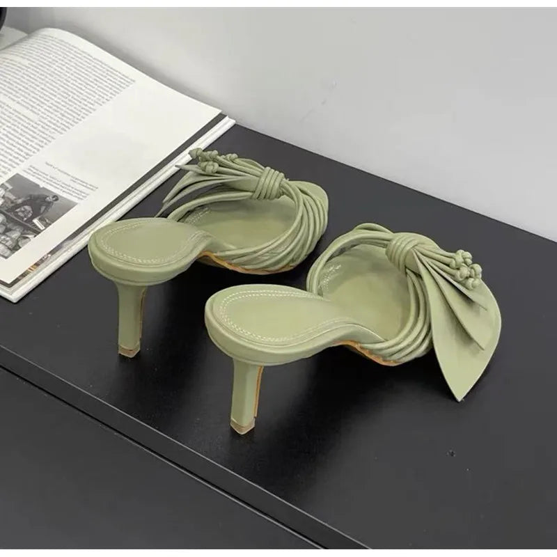 Bowknot Narrow band  High heels