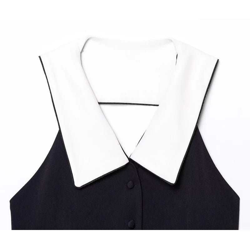 Waistcoat Backless Sleeveless Vest Tops