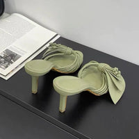 Bowknot Narrow band  High heels