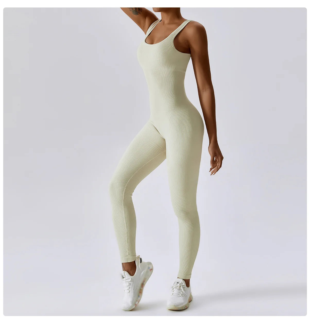 Seamless One-Piece Yoga Jumpsuit