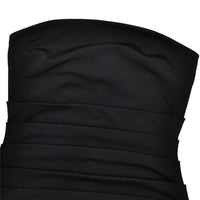 Scarf Collar Strapless Sexy Maxi Dress