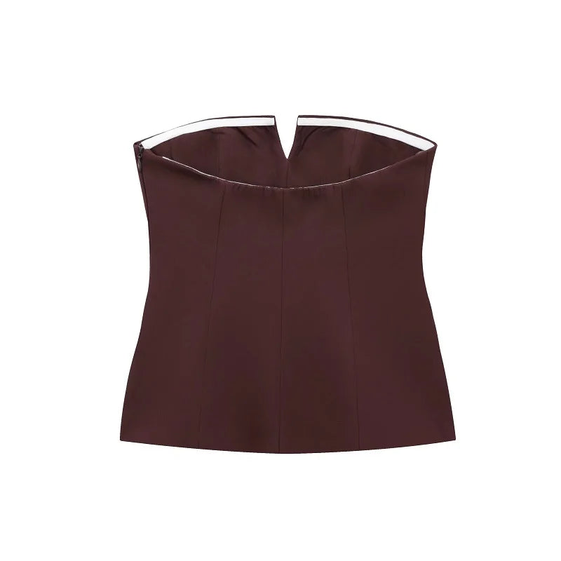 Front Pocket Tube Top