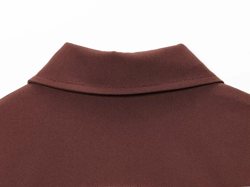 Short Sleeve Zipper Cropped Jacket