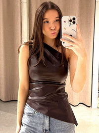 Sweet Heat Asymmetrical Top