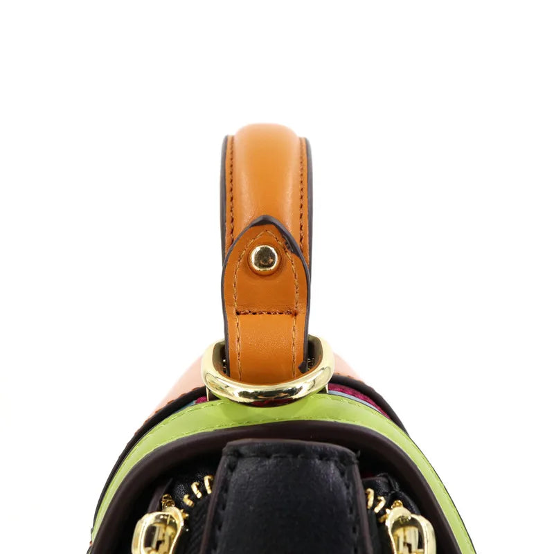 Embroidery Top Handle Designer Shell Shoulder bags