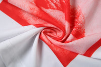 Mesh Lip Print Y2K O-neck Sleeveless Mini Dress