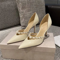 Pearl Whisper Stiletto Pumps