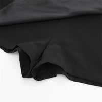 High Waist Mini Asymmetric Skort