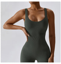 Seamless One-Piece Yoga Jumpsuit