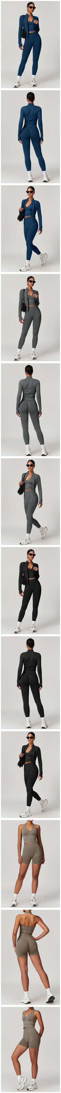 2pcs Seamless Yoga Short / Leggings Set