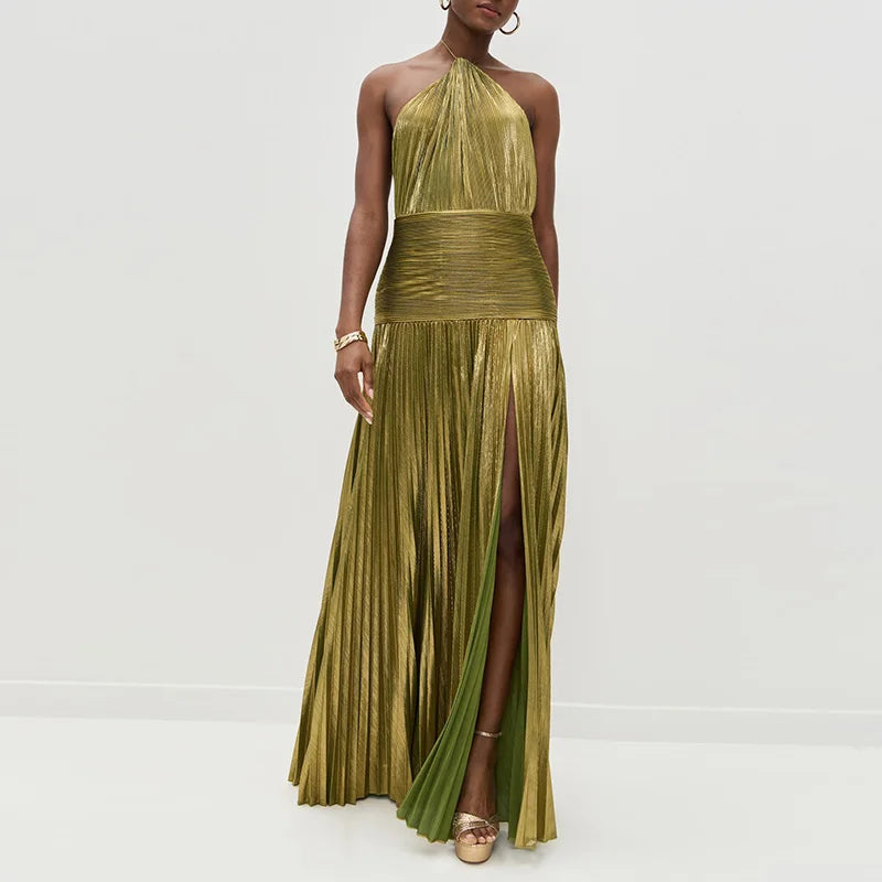 Lumière Metallic Dress