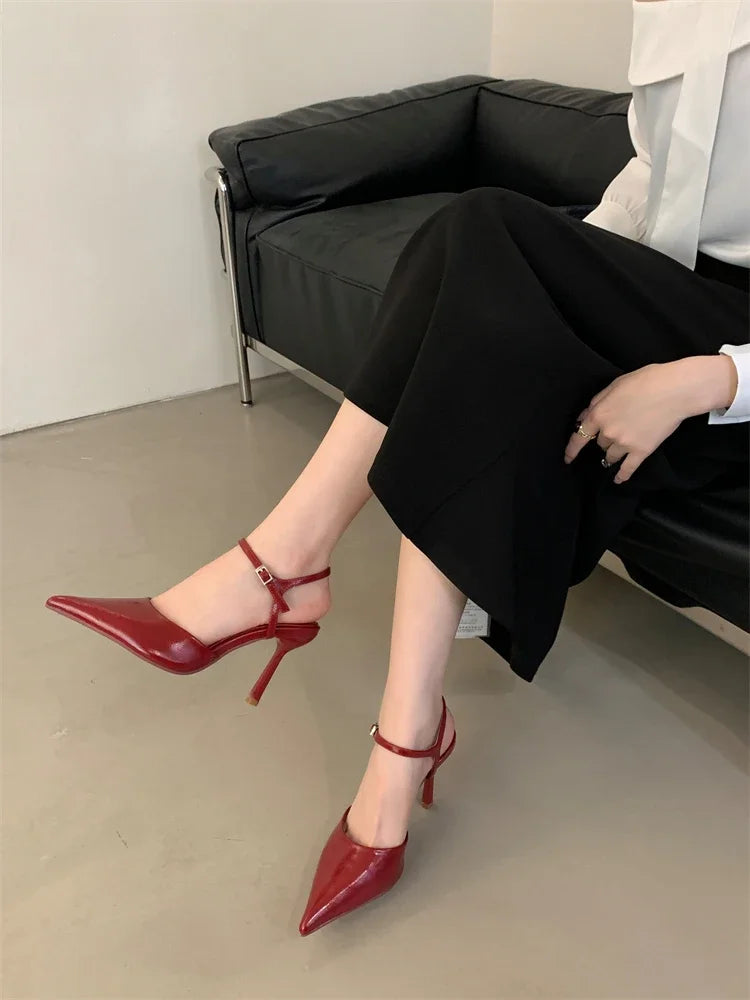 Seductive Point Sling Heels