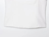 Sleeveless Print Backless Corset Top