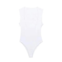 Square Neck Sleeveless Bodysuit