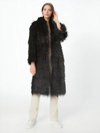 Snowfall Drama Maxi Coat